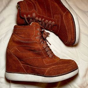 Jeffery Campbell Camel Platform Sneakers